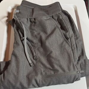 Women’s Fabletic Gray Drawstring Jogger Scrub Pants